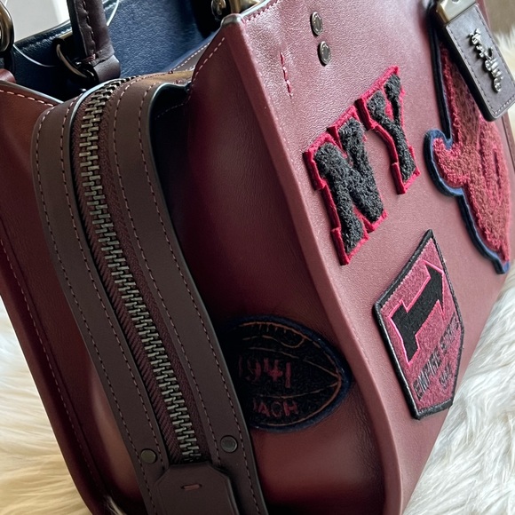 💰SOLD - CG214 - Coach Rogue 25 with Varsity Patches - Picture 4 of 16